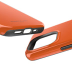 Orange — Magnetic Impact-Resistant Phone Case — Slim Shockproof MagSafe-Compatible (Compatible with iPhone and Samsung only)