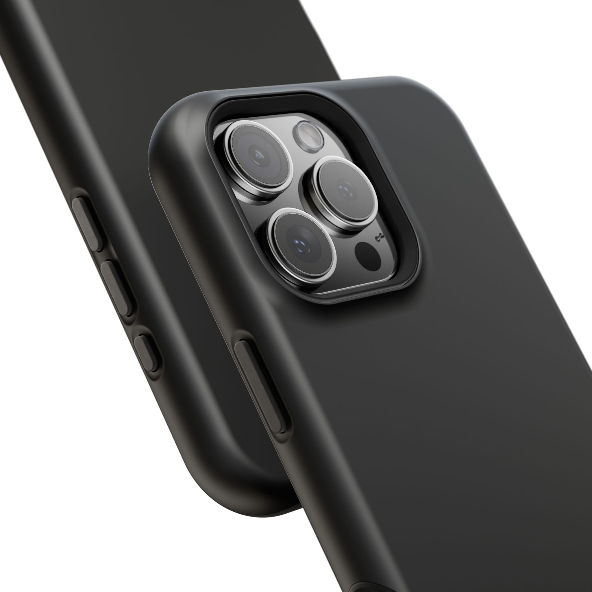 Black — Magnetic Impact-Resistant Phone Case — Slim Shockproof MagSafe-Compatible (Compatible with iPhone and Samsung only)
