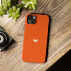 Orange — Slim Matte Protective Phone Case (Compatible with iPhone only)
