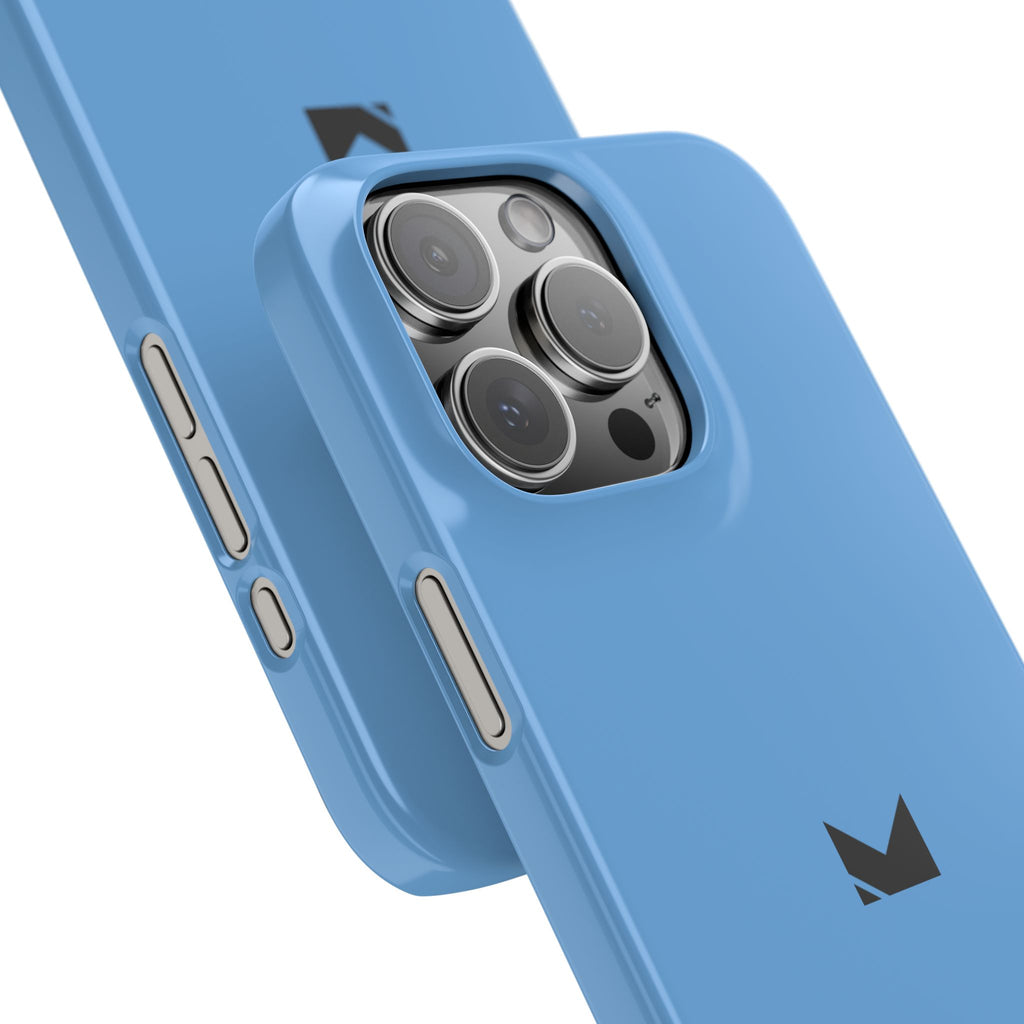Light Blue — Slim Matte Protective Phone Case (Compatible with iPhone only)